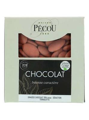 Dragées Chocolat Terracotta 70% de cacao