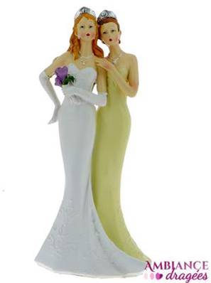 Figurine mariage couple femmes