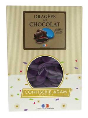 Dragées Chocolat Violet 71% de cacao