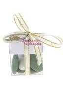 Contenant Dragées Communion Nature et Or - Cadeau invités communion