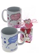 Mug drages parrain, marraine Licorne