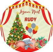 Boule Noël Personnalisée Dumbo