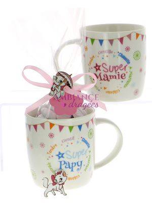 Mug dragées papy, mamie Aristochat