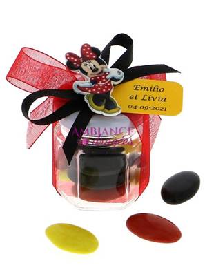 Pot confiture dragées Minnie