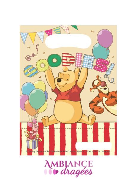 6 Sacs Cadeaux Winnie L Ourson Decoration De Table Disney Anniversaire Bapteme Ambiancedragees 6 Sacs Cadeaux Winnie L Ourson Decoration De Table Disney Anniversaire Bapteme Ambiancedragees