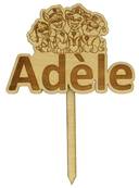 Cake Topper Bois Personnalisé Pat Patrouille - Anniversaire Pat Patrouille