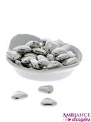 Drages Mini Coeur Chocolat Argent