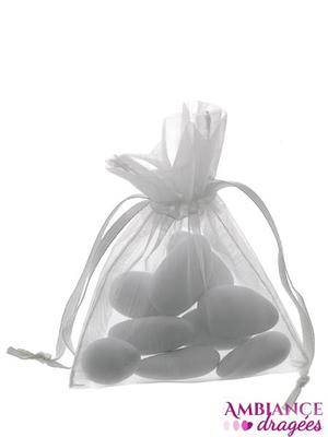 Sachet organza blanc