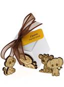 Boite Dragées Cube Jungle 