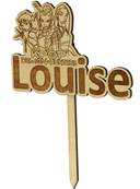 Cake Topper Bois Personnalisé K-Pop Démon Hunters - Décoration K-Pop