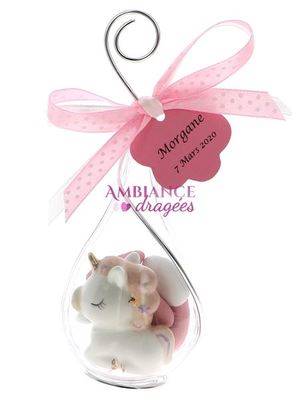 Goutte dragées Licorne rose