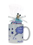 Mug dragées parrain, marraine bébé Mickey