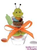 Pot jar drages bb chenille jaune