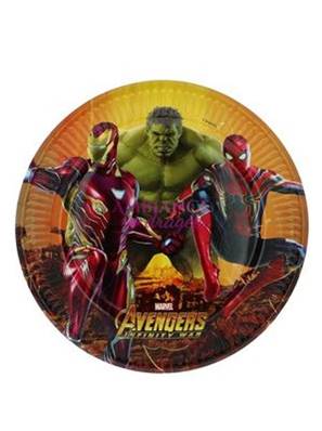 8 Assiettes Avengers Infinity War 23 cm