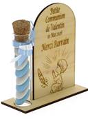 Cadeau Parrain Marraine Éprouvette Bois Personnalisé Communiant - Dragées Communion