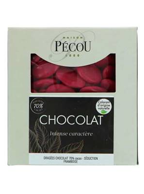 Dragées Chocolat Framboise 70% de cacao