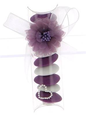 Boite Dragées Etui Fleur Violette