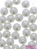 Perles nacres blanche