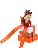 Boite Dragées Cube Renard Personnalisé - Dragées Baptême Renard