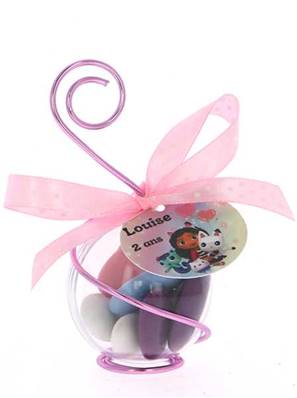 Contenant Dragées Boule Gabby et la Maison Magique - Cadeaux Invités Dragées