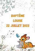 Affiche Personnalise Bambi Nature