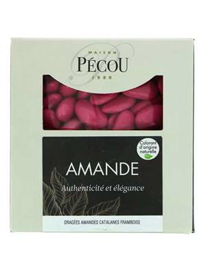 Dragées Amande Catalane Framboise 50% d'amande