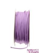 Cordelette satin lilas 3 mm