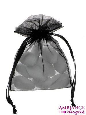 Sachet organza noir