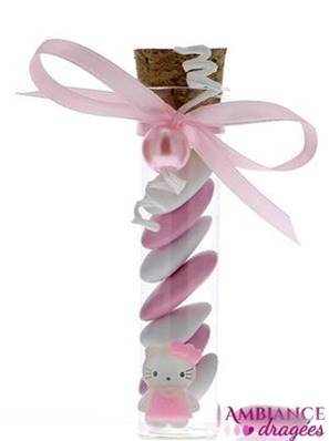 Eprouvette dragées Hello Kitty