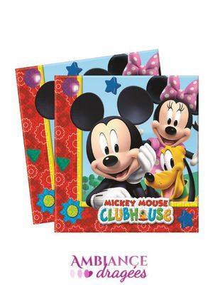 20 Serviettes Mickey