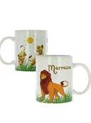 Mug Roi lion Parrain, Marraine Personnalisé