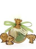 Anneau Tulle Dragées Jungle - Dragées Baptême Jungle