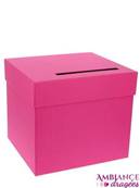 Urne mariage fuchsia