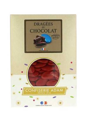 Dragées Chocolat Rouge 71% de cacao