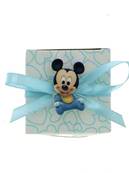 Boite dragées cube coeur bébé Mickey