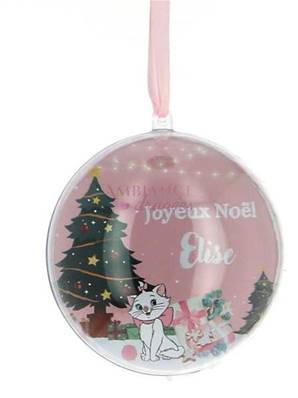 Boule Noël Personnalisée Aristochat