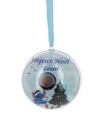 Boule Noël Personnalisée Stitch