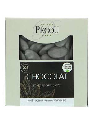 Dragées Chocolat Gris 70% de cacao
