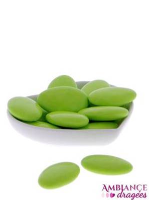Dragées Chocolat Vert Pomme