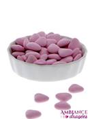 Drages Mini Coeur Chocolat Rose Nacarat