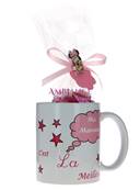 Mug dragées parrain, marraine bébé Minnie