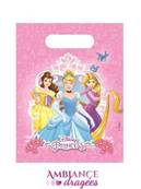 6 sacs cadeaux Princesses Disney