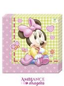 20 Serviettes Minnie baby