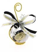 Boule Dragées Mariage Or et Noir - Dragées Mariage Or