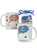 Mug Parrain, Marraine, Stitch