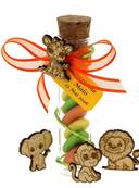 Éprouvette Dragées Baptême Jungle Personnalisée  - Cadeaux Invités Animaux Jungle