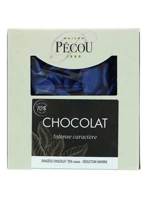 Dragées Chocolat Bleu Marine 70% de cacao