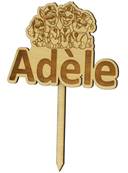 Cake Topper Bois Personnalisé Pat Patrouille - Anniversaire Pat Patrouille