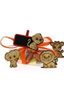 Ballotin étui dragées jungle