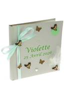 Livre d' Or Personnalisable Colombe Coloris au Choix - Dragées Colombe